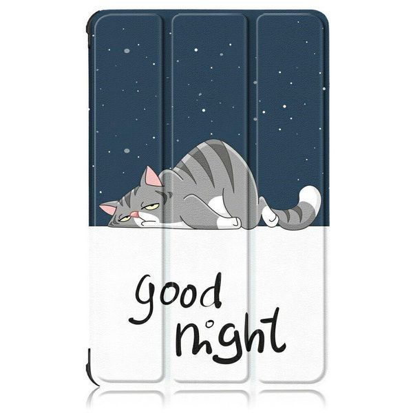 Кожаный чехол книжка Crazy Horse для Lenovo Tab K10 good night 095656 фото