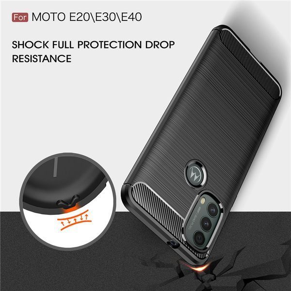 TPU чехол Urban для Motorola E40 черный 86185 фото