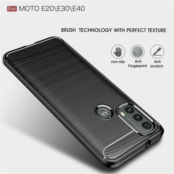 TPU чехол Urban для Motorola E40 черный 86185 фото