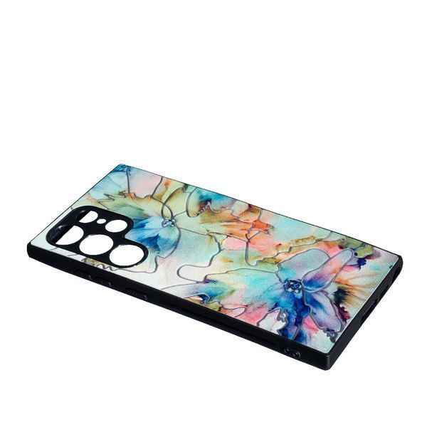 TPU чохол Marble Ultraviolet для Samsung Galaxy S23 Ultra Light Green 088605 фото