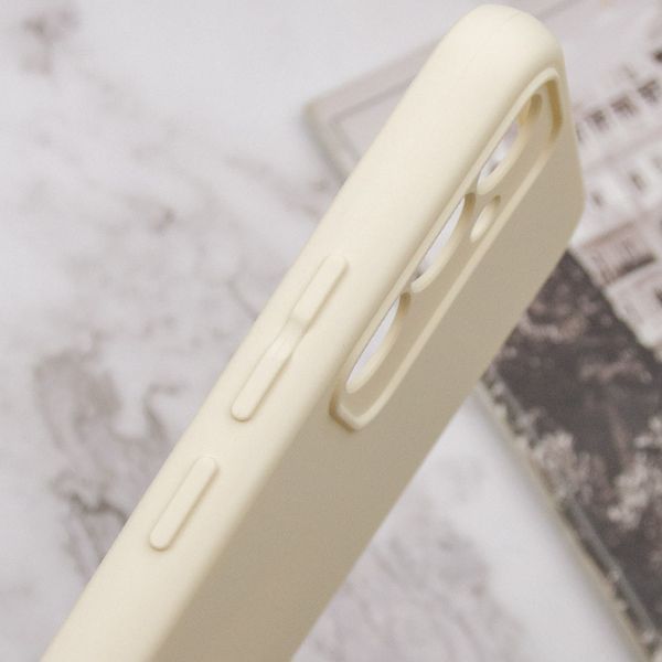 Чохол накладка TPU Liquid Silk для Samsung Galaxy S24 FE / пісочний 201168 фото