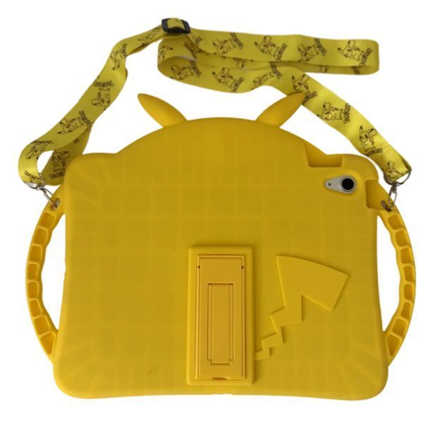 Чехол Pikachu Case на планшет iPad 10.9" (2022) / желтый (з ремінцем) 099318 фото
