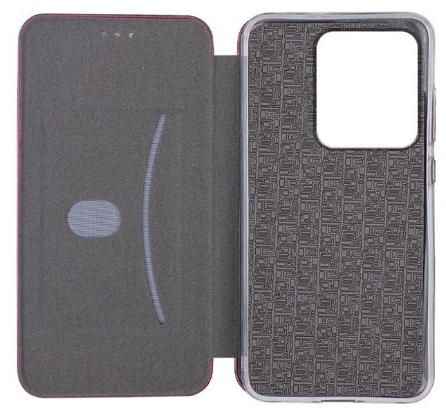 Чохол книжка Elegant book для Motorola G75 (5G) / бордовий 202523 фото