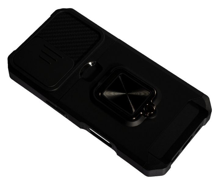 PC + TPU чохол Shock Proof для iPhone 16 / чорний 200665 фото