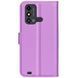 Шкіряний чохол книжка Lichee для ZTE blade A53 фіолетовий 093057 фото 5