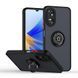 TPU чохол накладка Matte Ring Magnit для OPPO A58 4G чорний (червоні кнопки) 094856 фото 1