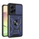 PC + TPU чехол Camshield armor на Xiaomi Redmi 12 / синий 090114 фото 3