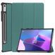Шкіряний чохол книжка Crazy Horse для Lenovo Tab P11 Pro 2nd Gen зелений 093980 фото 1