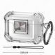 Чохол Transparent with lock для AirPods Pro 2 прозорий зі сріблястим замком 090237 фото 1