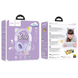 Бездротові навушники Hoco W39 Cat ear kids з LED-підсвіткою фіолетовий 87680 фото 4