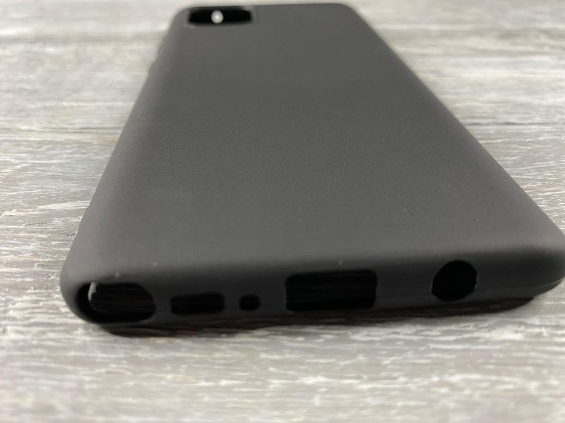 TPU матовий чохол для Samsung Galaxy Note 10 Lite чорний 82850 фото