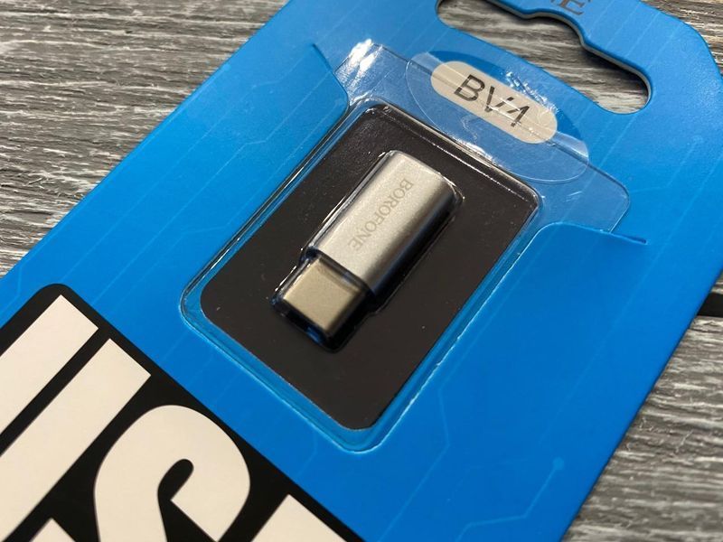 Переходник OTG Borofone BV4 Micro To Type-C 81311 фото