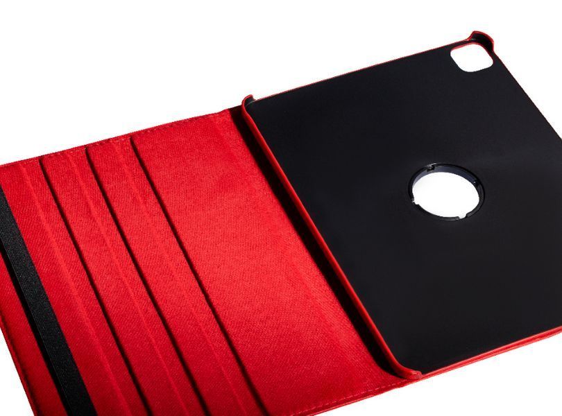 Шкіряний чохол-книжка 360 на Apple iPad Air 13 2024 (13") / червоний 200058 фото