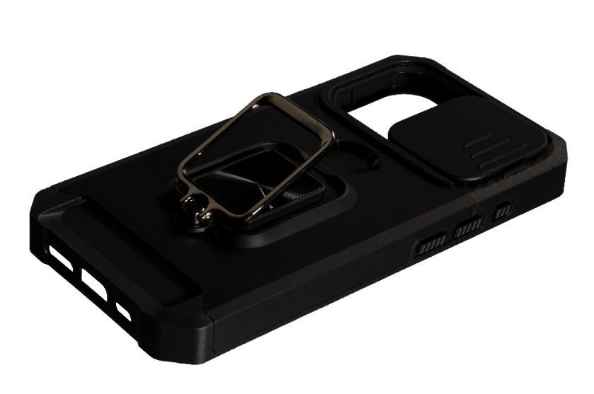 PC + TPU чехол Shock Proof для iPhone 13 Pro Max / черный 200672 фото