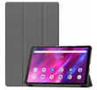 Кожаный чехол книжка Crazy Horse для Lenovo Tab K10 серый 090073 фото