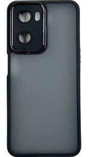 TPU чохол Luxury Metal Lens на Oppo A57S (на оппо-а57с) чорний 087644 фото