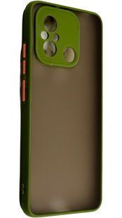TPU чохол накладка Matte Color Case для Xiaomi Redmi 12C світло-зелений 092075 фото