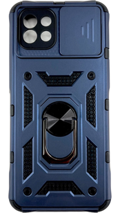 PC + TPU чохол Armor Camshield для Samsung Galaxy A03 / синій 085089 фото