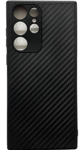 Чохол для Carbon (TPU) для Samsung Galaxy S22 Ultra (на самсунг із22 ультра) чорний 086341 фото