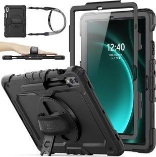 PC + TPU чехол Armor Cover Tablet на планшет Samsung Galaxy Tab S9 FE Plus (12.4") / черный 096959 фото