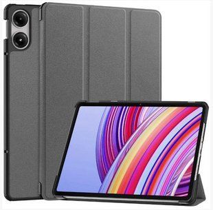 Чохол книжка Crazy Horse на Xiaomi Redmi Pad 2 Pro (12.1") / сірий 203989 фото