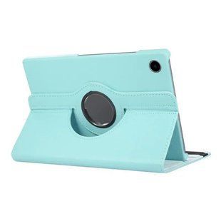 Шкіряний чохол книжка 360 для Samsung Galaxy Tab A9 (8.7") / блакитний 093501 фото