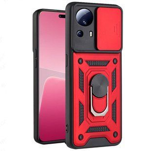 PC + TPU чохол Armor Camshield для Xiaomi 13 Lite / червоний 094570 фото