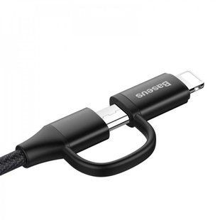 Baseus Yiven 2-1 Cable（Micro/Type-C) (1m) (2 кольори) 16800 фото