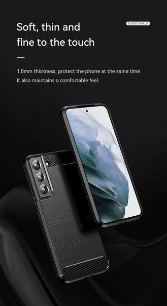 TPU чохол накладка Urban для Samsung Galaxy S22 / чорний 088355 фото