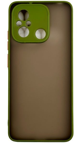 TPU чохол накладка Matte Color Case для Xiaomi Redmi 12C світло-зелений 092075 фото