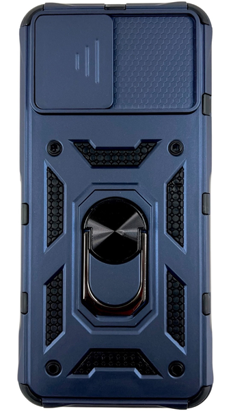 PC + TPU чохол Armor Camshield для Samsung Galaxy A03 / синій 085089 фото