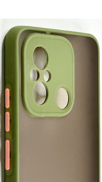 TPU чохол накладка Matte Color Case для Xiaomi Redmi 12C світло-зелений 092075 фото
