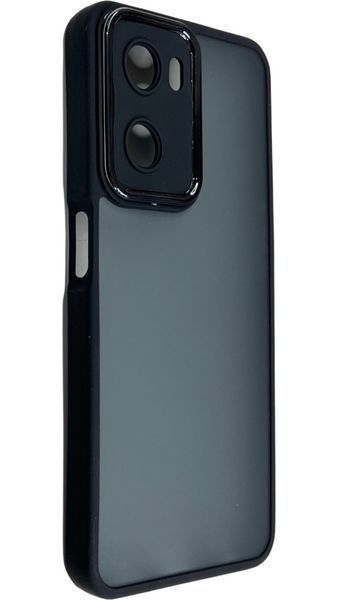 TPU чохол Luxury Metal Lens на Oppo A57S (на оппо-а57с) чорний 087644 фото