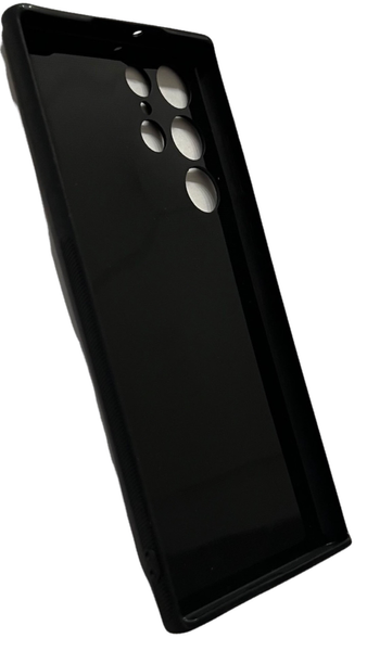 Чехол для Carbon (TPU) для Samsung Galaxy S22 Ultra (на самсунг с22 ультра) черный 086341 фото