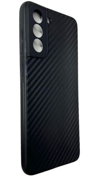 TPU чехол накладка Carbon (TPU) для Samsung Galaxy S21 FE (на самсунг с21 фе) черный 087689 фото