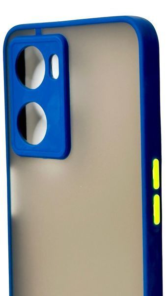 TPU чохол накладка Matte Color Case для OPPO A57 синій 092675 фото