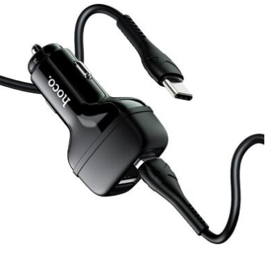 АЗУ Hoco Z36 + Cable (Type-C) 2.4A 2USB черный 83556 фото