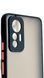 TPU чохол накладка Matte Color Case для Xiaomi 12 Lite чорний 092125 фото 3