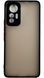 TPU чохол накладка Matte Color Case для Xiaomi 12 Lite чорний 092125 фото 2