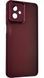 TPU чохол Luxury Metal Lens на Motorola G14 бордовий 094638 фото 1