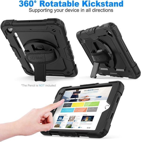 PC + TPU чохол Armor Cover Tablet на планшет Apple iPad mini 4 (2015) 7.9" / чорний 098545 фото