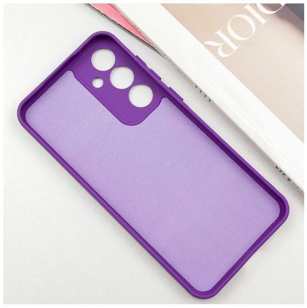 Чохол накладка TPU Liquid Silk для Samsung Galaxy S24 FE / фіолетовий 201177 фото