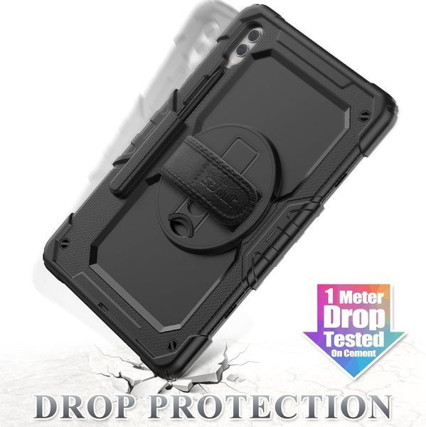 PC + TPU чехол Armor Cover Tablet на планшет Samsung Galaxy Tab S9 FE Plus (12.4") / черный 096959 фото
