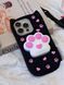 Силіконовий 3D чохол Paw love для iPhone 11/чорний 098949 фото 5