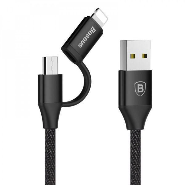 Baseus Yiven 2-1 Cable（Micro/Type-C) (1m) (2 кольори) 16800 фото