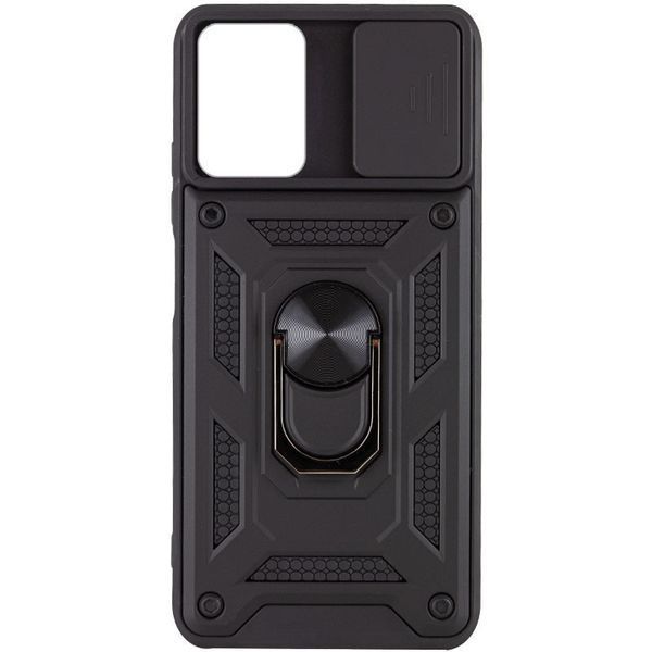 PC + TPU чохол Camshield armor для Samsung Galaxy A04S / чорний 087444 фото