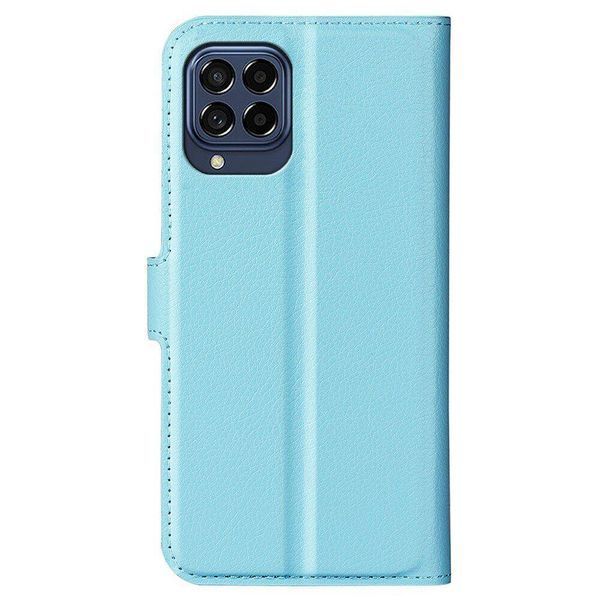 Чехол книжка Lichee для Samsung Galaxy M33 голубой 089867 фото