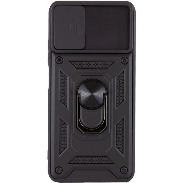 PC + TPU чохол Camshield armor для Samsung Galaxy A04S / чорний 087444 фото
