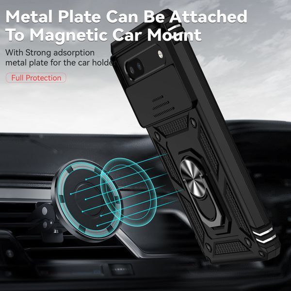 PC + TPU чехол Camshield armor для Google Pixel 6 Pro серебристый 089365 фото