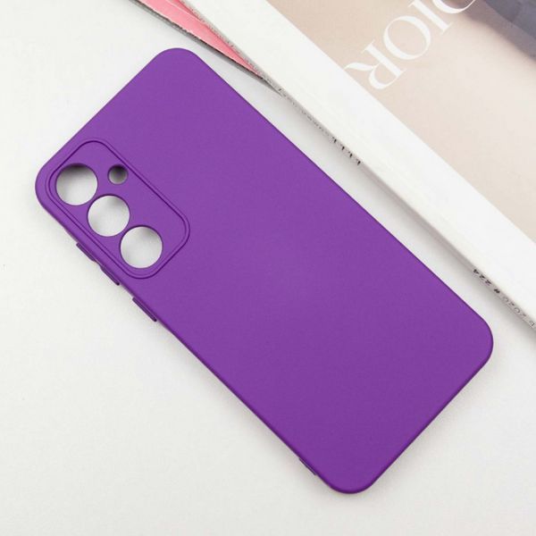 Чохол накладка TPU Liquid Silk для Samsung Galaxy S24 FE / фіолетовий 201177 фото